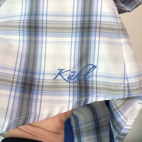 Kuhl Women’s Plaid Ionik Short Sleeve Button Up Shirt - Picture 4 of 6